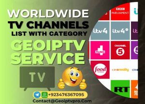GeoIPTV Service Channels Lists
